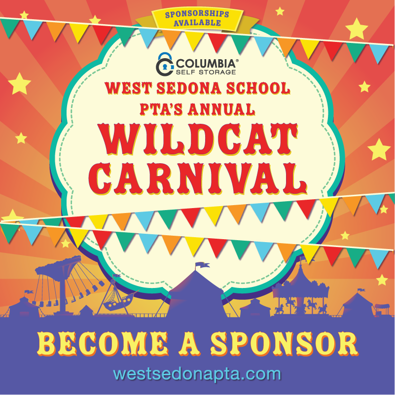 West Sedona School PTA's Annual Wildcat Carnival, Become a Sponsor westsedonapta.com